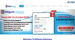 Desktop Screenshot of diligentsolutions.net